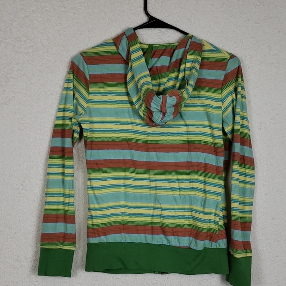 Mossimo colorful striped light hoodie size small - Picture 5 of 8